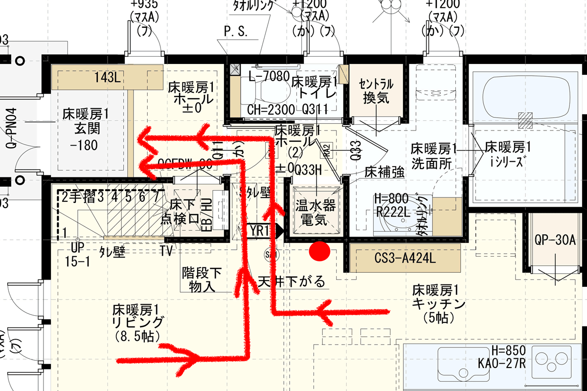 インターホンモニターの位置は 気まずさ の原因に 新築時室内のどこにつける 新築の間取りで失敗 後悔ブログ